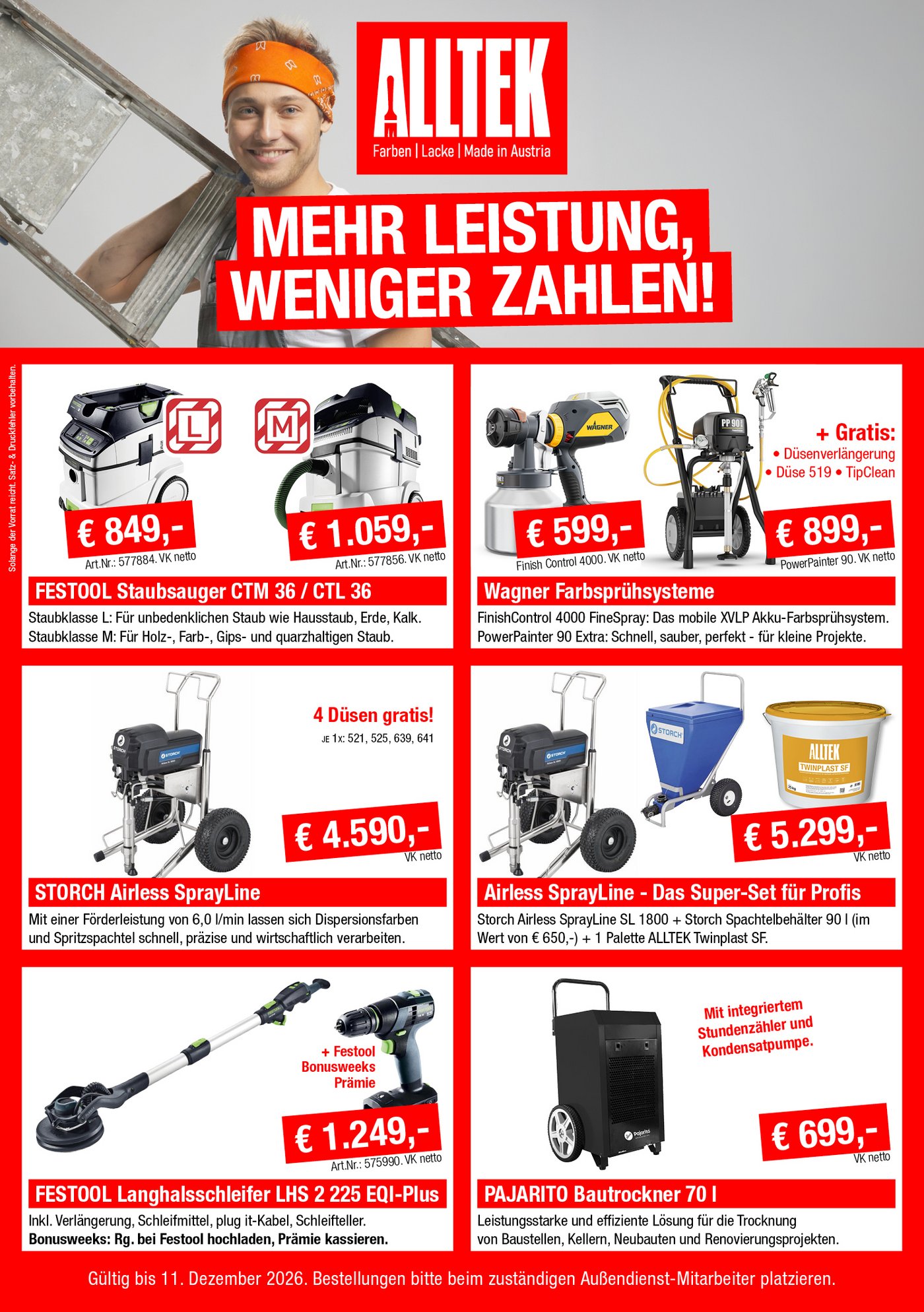ALLTEK-Topaktionen bis 11. Dezember!