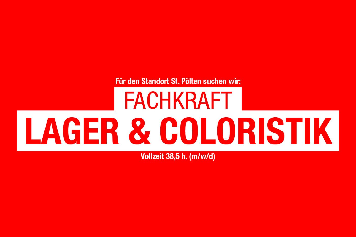 Mitarbeiter Coloristik / Lager 