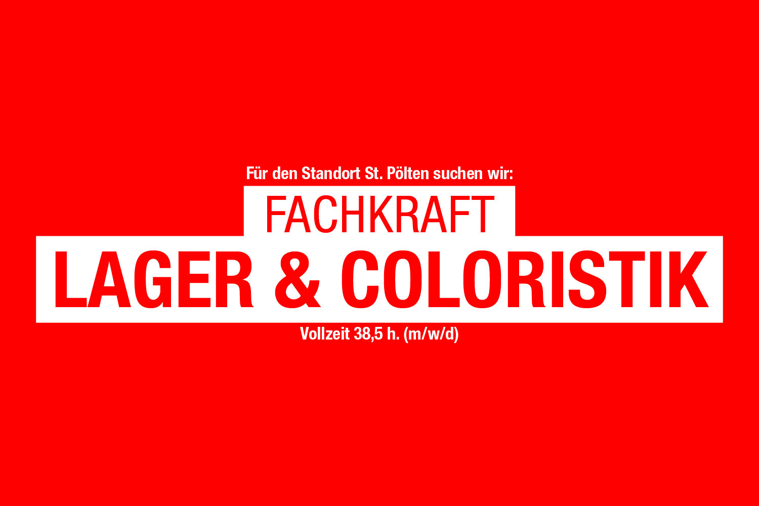 Mitarbeiter Coloristik / Lager 